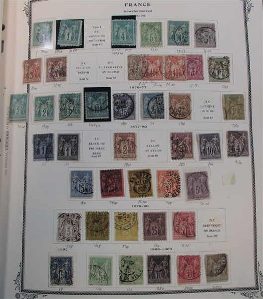 Large France and French Colonies Collection (Est $1000-1500)