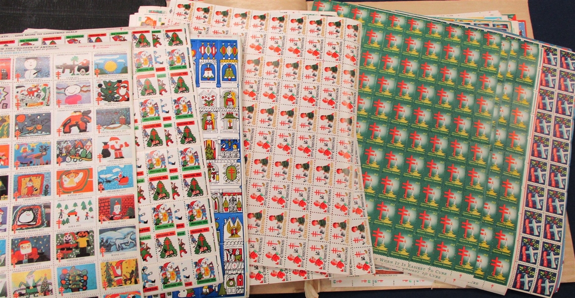 Large Christmas Seal Collection with Extras (Est $100-200)