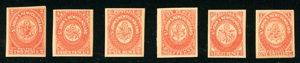 Newfoundland Forgery Set of 6 by Oneglia (Est $100-150)
