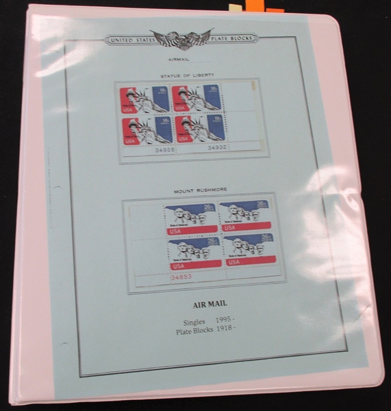 USA Airmail/Postage Due Plate Block Collection (Est $160-200)