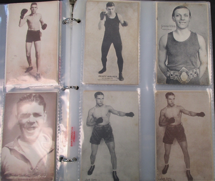 Boxing Postcard and Arcade Card Accumulation - 50 Different (Est $175-250)