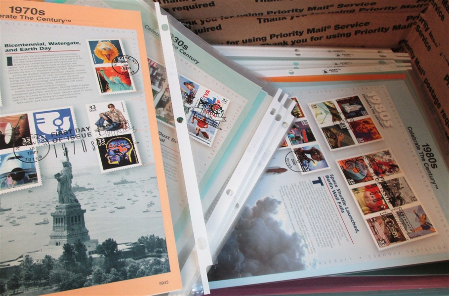 Souvenir Pages, Cards, and Commemorative Panels - Large Lot all in Sleeves (Est $500-1000)
