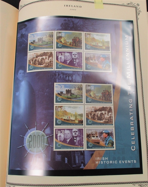 Beautiful Ireland Collection in Scott Specialty Album to 2004 (Est $750-1000)