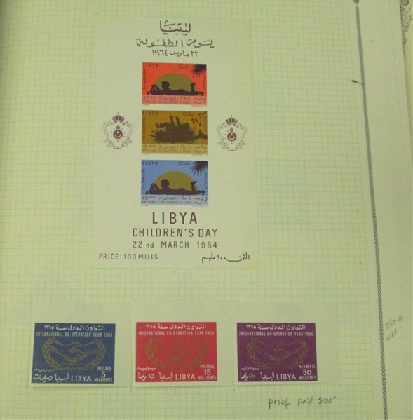 North Africa Collection in Minkus Album (Est $150-200)