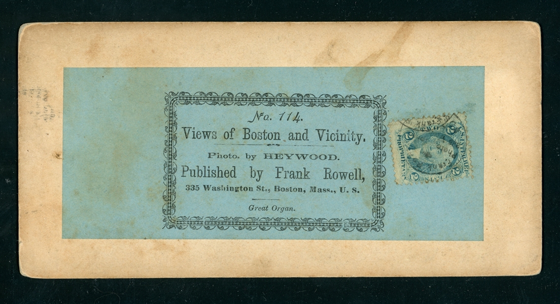 Civil War Photos with Revenues Affixed (Est $100-150)