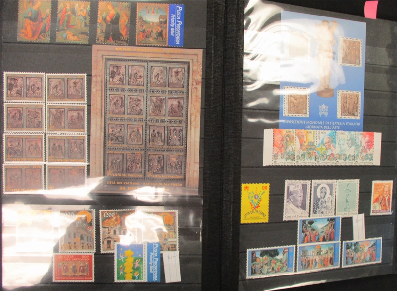 Vatican City MNH Collection in a Stockbook (Est $400-600)