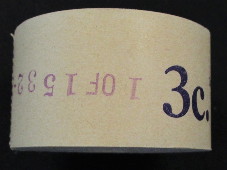 USA Scott 842, Complete 3c Prexie Coil Roll of 500 (Est $200-300)