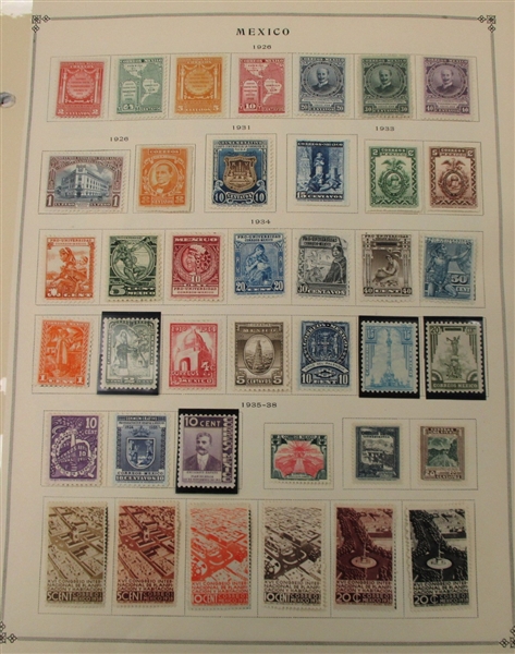 Mexico - Outstanding Unused Stamp Collection to 1940 (Est $2000-3000)