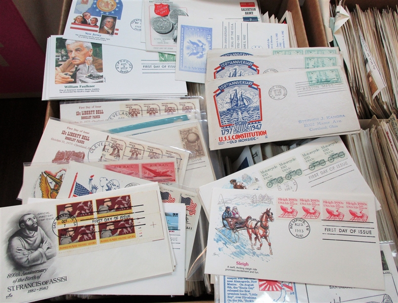 3 Cartons of First Day Covers, Events, and More (Est $400-500)