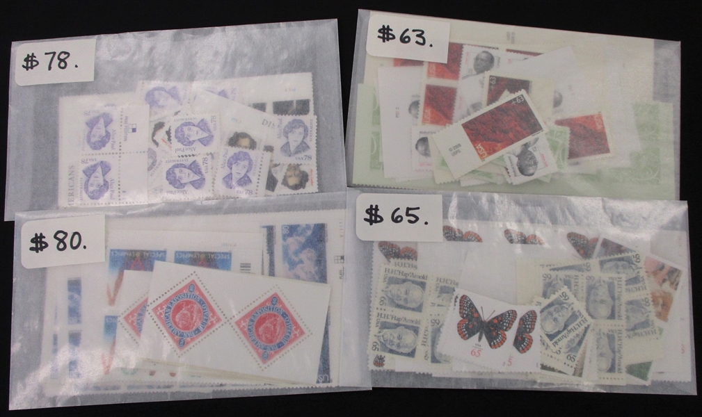 USA Higher Value Postage (Face $286)