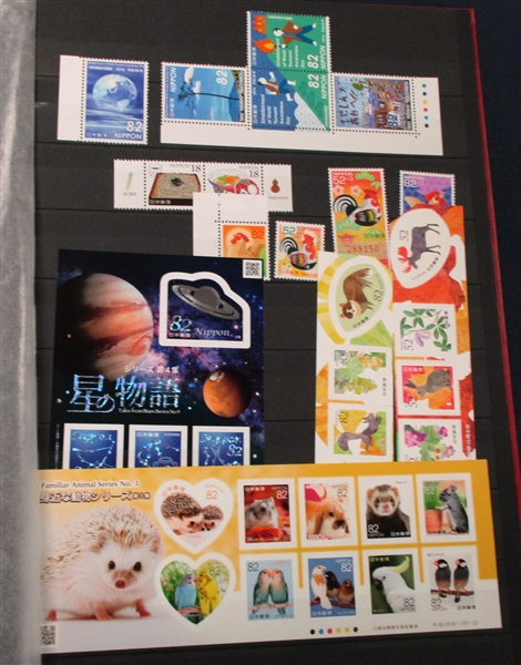 Japan MNH Newer Issues from the 2010's in 2 Stockbooks (Face ¥128,000)