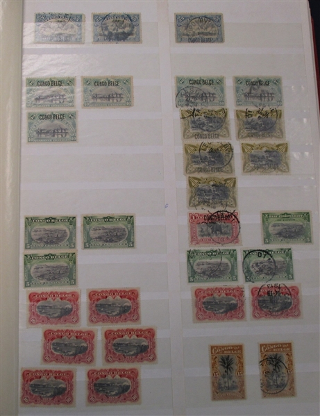 Belgian Colonies Dealer's Stockbook Mint/Used (Est $100-200) 