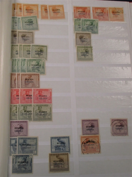 Belgian Colonies Dealer's Stockbook Mint/Used (Est $100-200) 