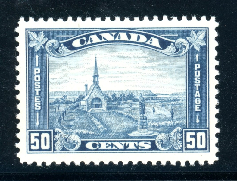 Canada Scott 176 MNH VF, 50c Dull Blue (SCV $350)