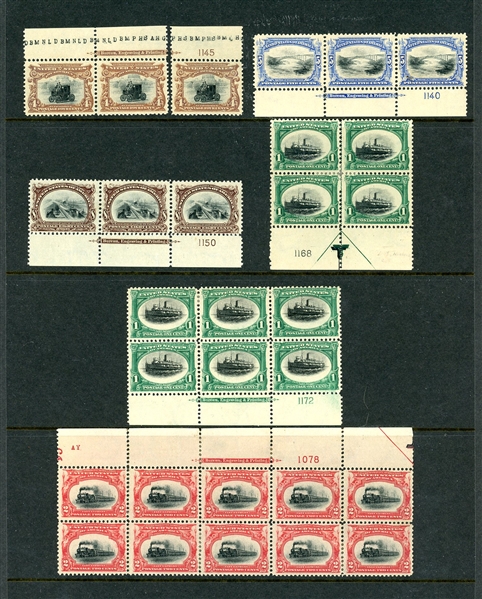 Wonderful 1901 Pan American Stamp and Cover Accumulation (Est $1000-2000) 