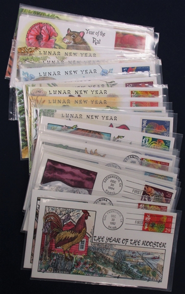 Lunar New Year Collins First Day Covers (Est $100-150)
