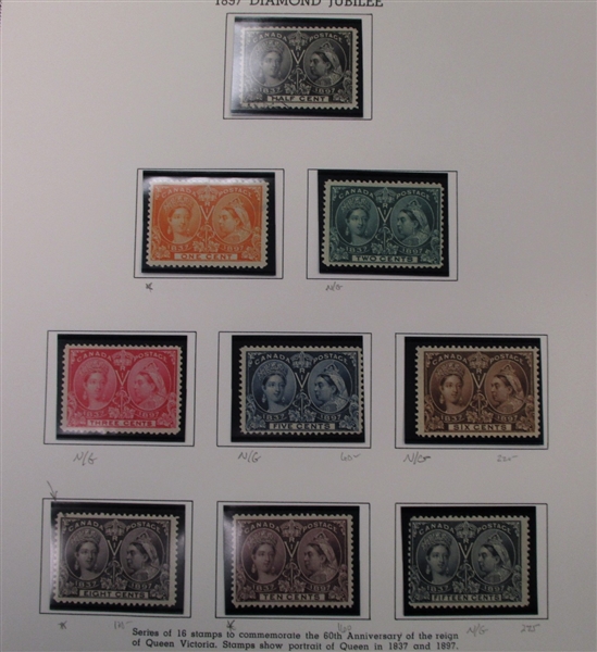 Canada Collection to 1977 on Minkus Pages (Est $800-1000)