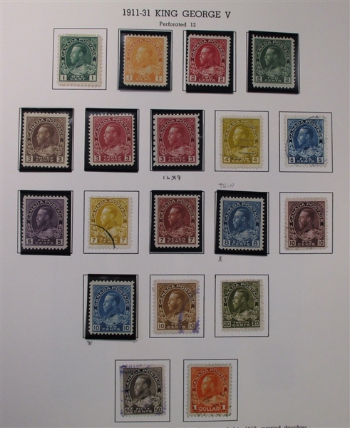 Canada Collection to 1977 on Minkus Pages (Est $800-1000)
