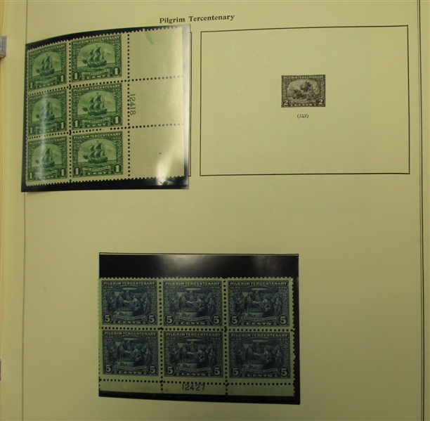 USA Commemorative Plate Block Collection to 1993 in Scott Specialty Albums (Est $600-800)