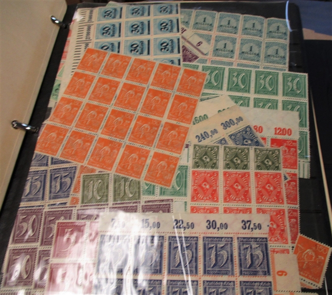 France, Germany, G and M Countries - 1000's Mint and Used (Est $400-500)