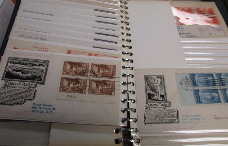 First Day Cover Collection - 17 Albums, 1940-1997 (Est $500-800)