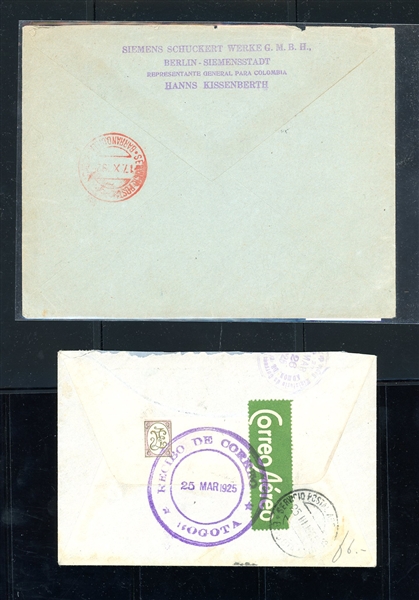 Colombia, Antiquia, Scadta Stamps and Covers (Est $500-800)