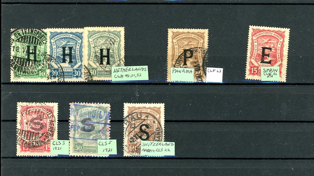 Colombia, Antiquia, Scadta Stamps and Covers (Est $500-800)