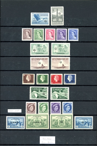 Canada MNH Accumulation with Better Sets (SCV $1600)