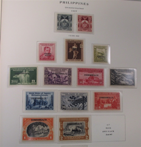 US Possessions Mostly MNH Collection in Scott Specialty Album (Est $800-1000)