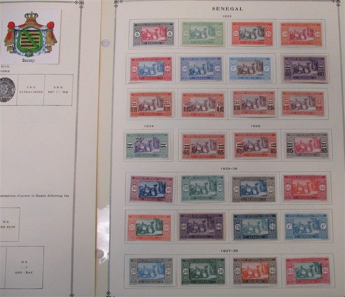 Senegal - Clean Unused Stamp Collection to 1940 (Est $90-120)
