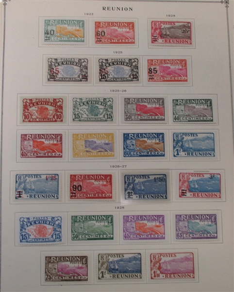 Reunion - Clean Unused Stamp Collection to 1940 (Est $90-120)