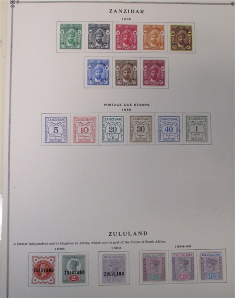 Y and Z Countries - Clean Unused/Used Stamp Collection to 1940 (Est $100-150)