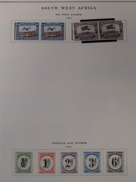 British S Countries - Clean Unused/Used Stamp Collection to 1940 (Est $250-300)