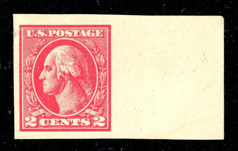 USA Scott 534B MH F-VF, 2c Offset Type VII Imperf with 2021 Crowe Certificate (SCV $2000)
