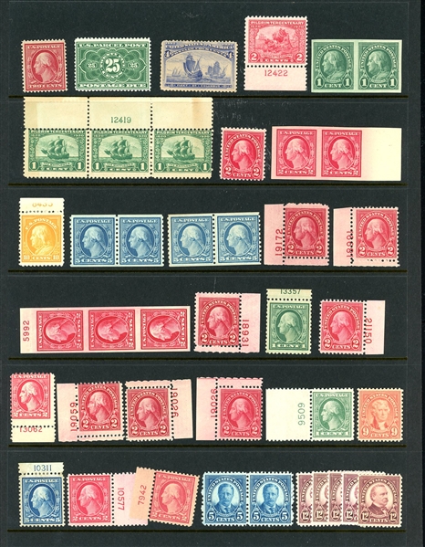 USA Pre-1940 Mint Accumulation on Stock Pages - High Cat Value! (SCV $1000-1500)