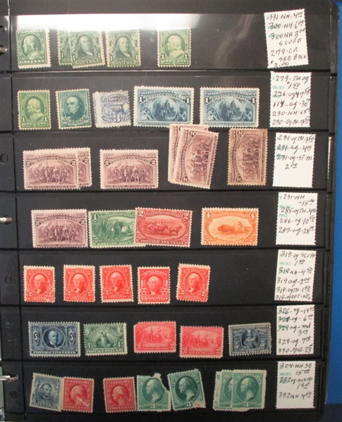 USA Unused Hoard - From Columbians to 1960s (Est $750-1000)