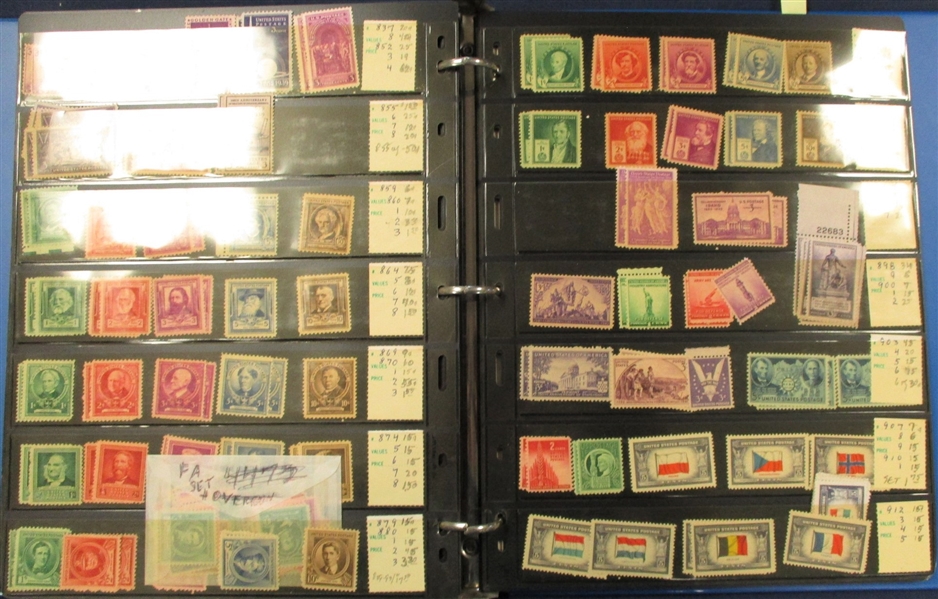 USA Unused Hoard - From Columbians to 1960s (Est $750-1000)