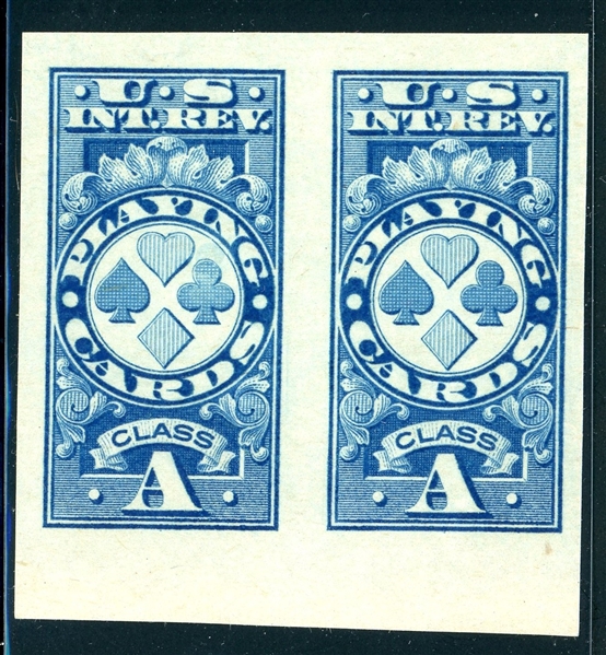 USA Scott RF11 Unused Pair F-VF, 1918 Playing Card (SCV $110)
