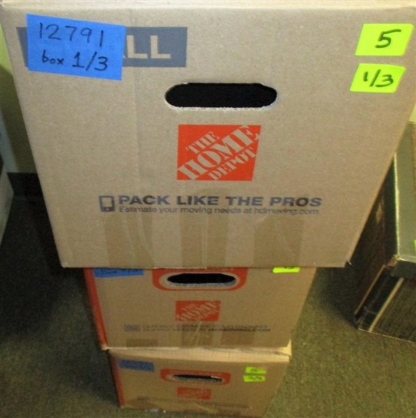 3 Large Boxes of Stamps and Supplies - OFFICE PICKUP ONLY!
