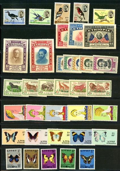 Ethiopia Group of MNH Complete Sets - Many Topicals! (SCV $228)
