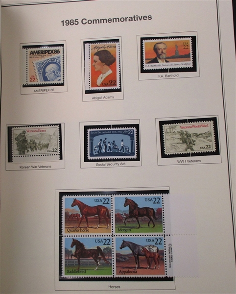 USA Commemorative Collection in Mystic Heritage Album to Mid-1980's (Est $150-200)