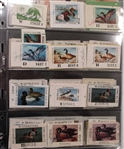 Michigan Ducks and Fishing Stamps (Est $150-200)