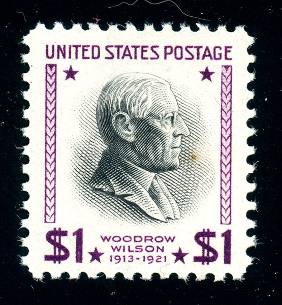 USA Scott 832b MNH VF, $1 Coolidge with Wmk USIR, F-VF (SCV $200)