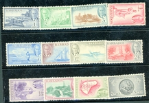 Barbados Scott 216-227 MH (x7) Complete Sets (SCV $511.70)