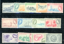 Barbados Scott 235-247 MH (x9) Complete Sets (SCV $650.25)