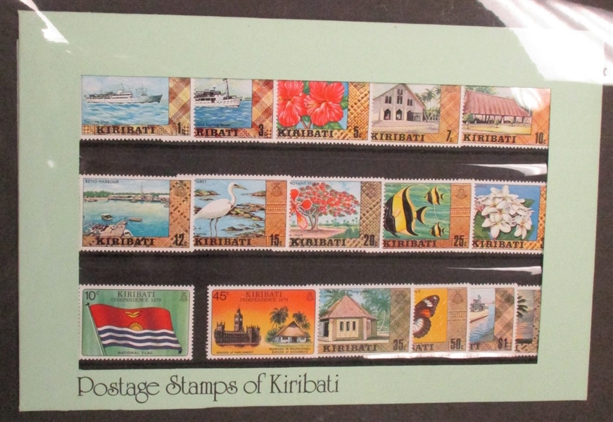 Kiribati Mint Sets and Souvenir Sheets on Stockpages (Est $40-60)