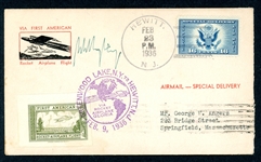 USA Rocket Mail Cover 1936 Signed Willy Ley (Est $75-100)