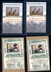 Signed Duck Mini Sheetlets, 2010-2012, in Quantity (SCV $590)