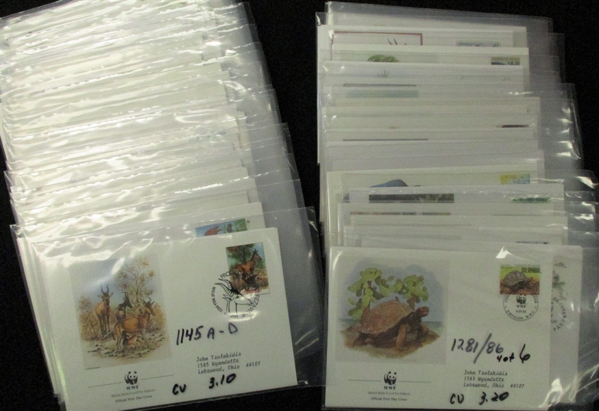 World Wildlife Fund (WWF) First Day Cover Collection (Est $90-120)