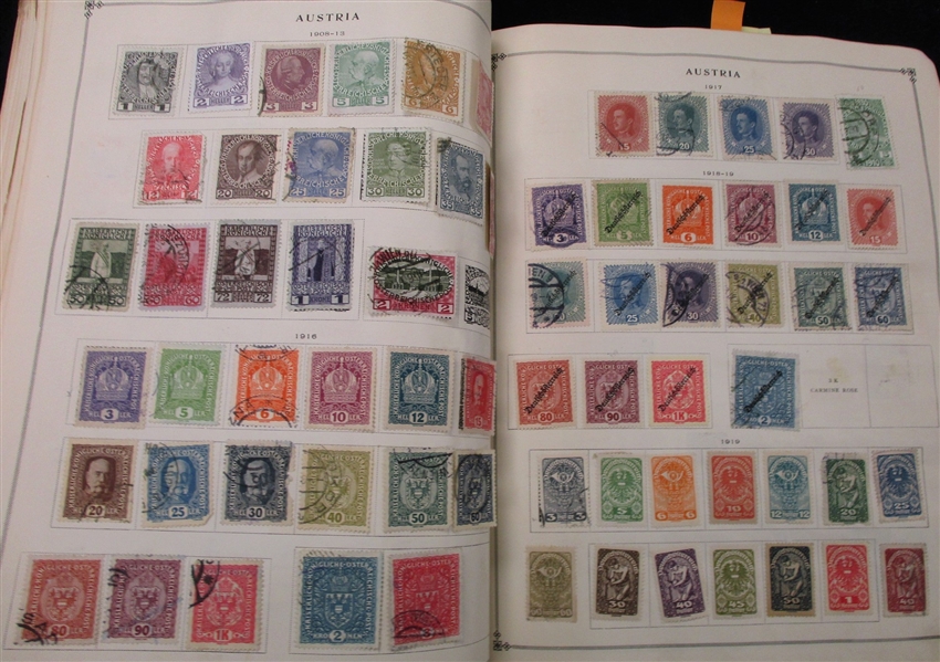 Scott International Volume 1, 1000's of Stamps (Est $200-300)